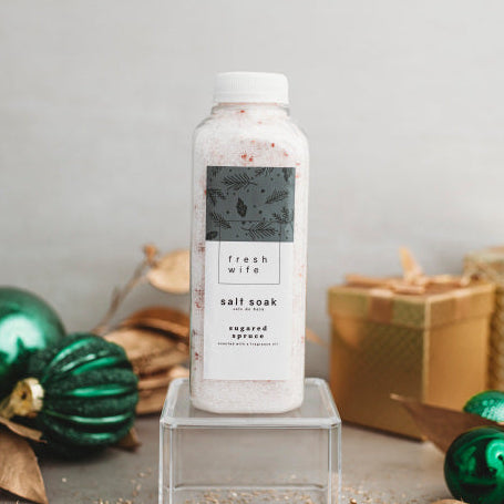 Sugared Spruce Salt Soak