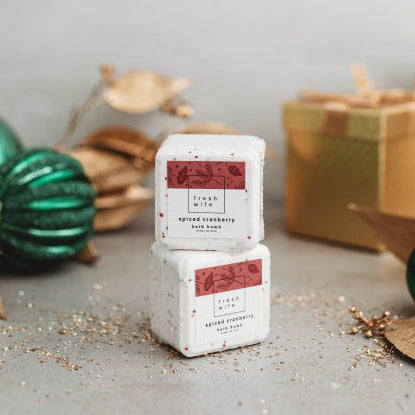 Spiced Cranberry Bath Bomb