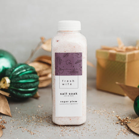Sugar Plum Salt Soak