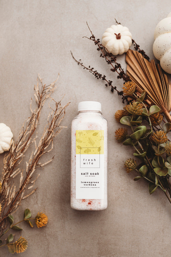 Lemongrass Verbena Salt Soak