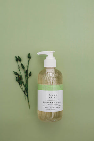 Lime Leaf & Olive Bubble & Cleanse