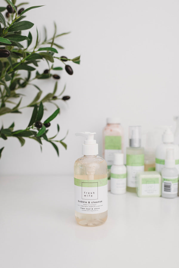 Lime Leaf & Olive Bubble & Cleanse