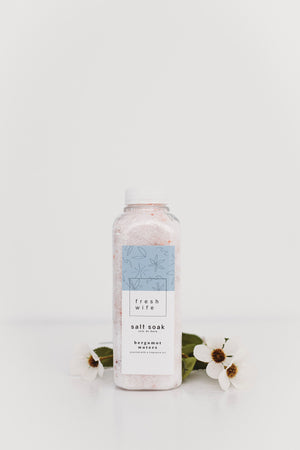 Bergamot Waters Salt Soak