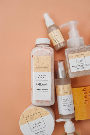 Sweet Citrus Salt Soak