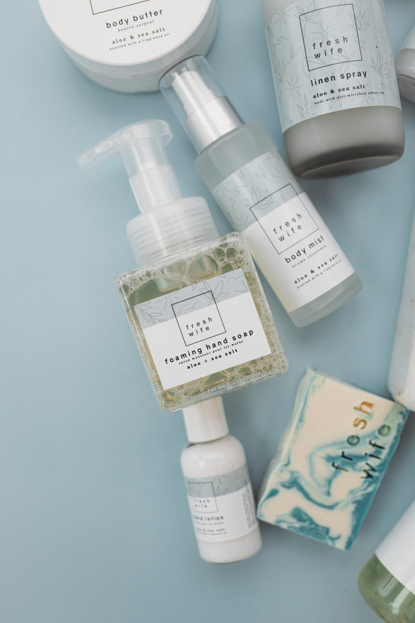 Aloe & Sea Salt Foaming Soap