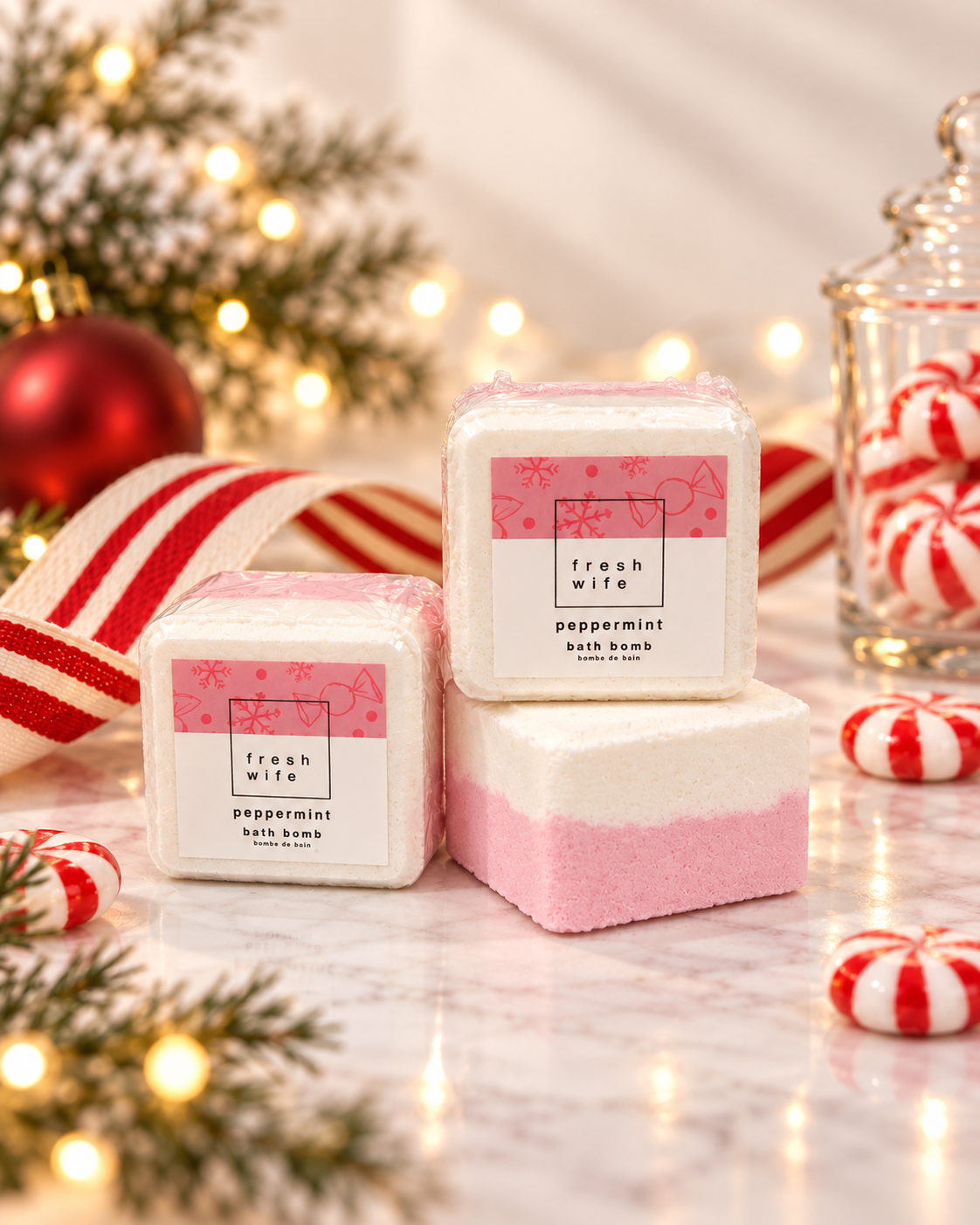 Peppermint Bath Bomb