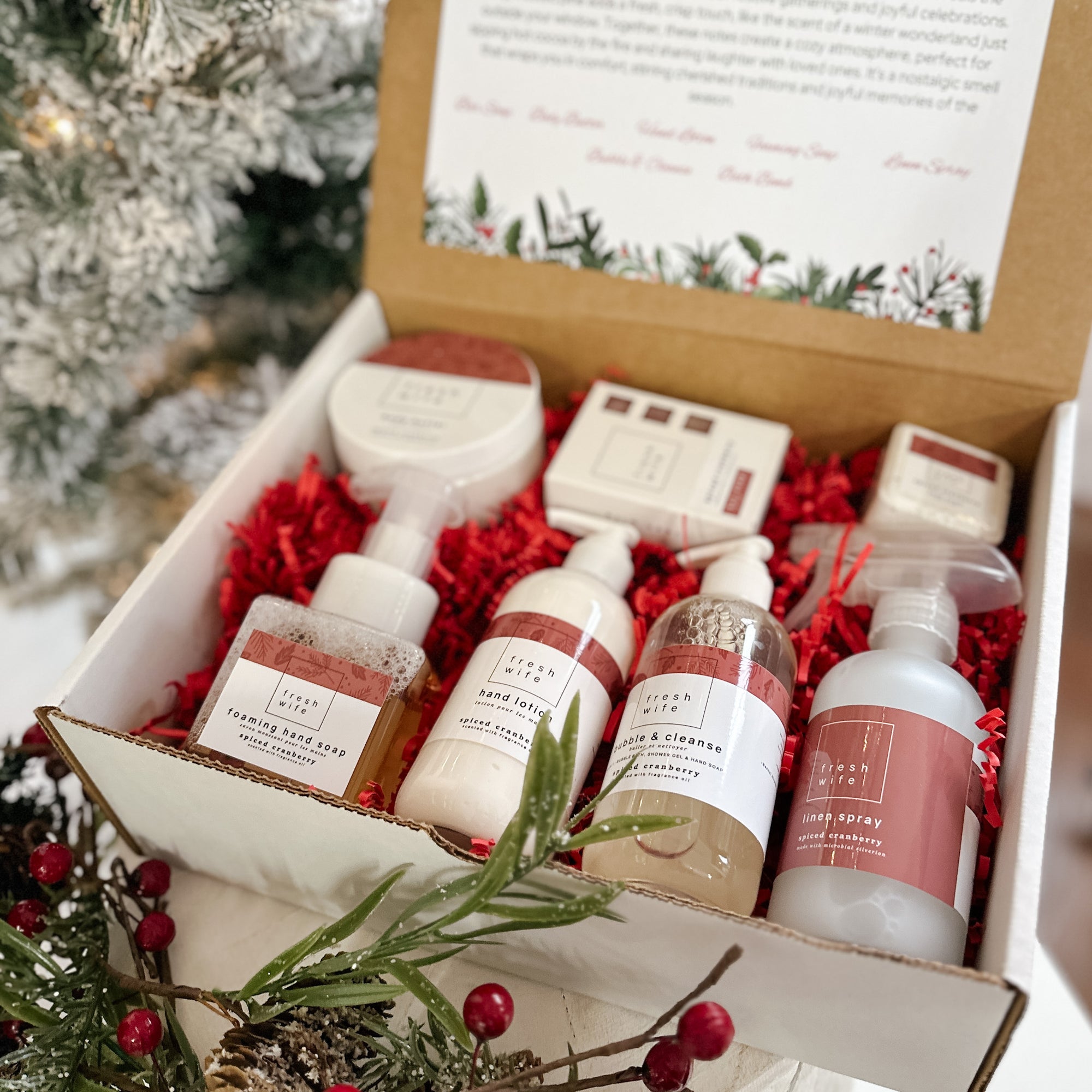 Spiced Cranberry Christmas Box