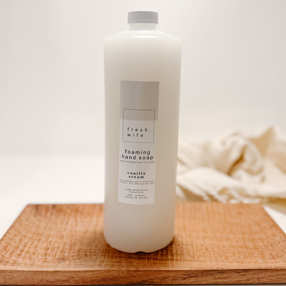 Vanilla Cream Foaming Soap - 1L Refill