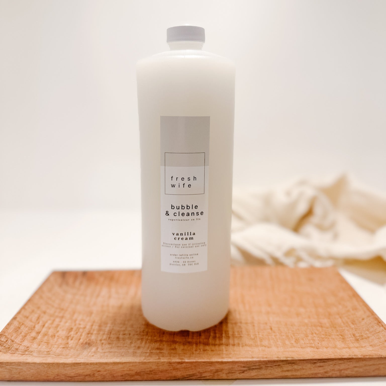 Vanilla Cream Bubble & Cleanse - 1L Refill