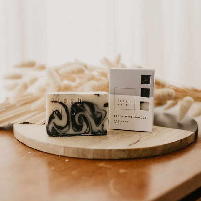 Peppermint Charcoal Bar Soap