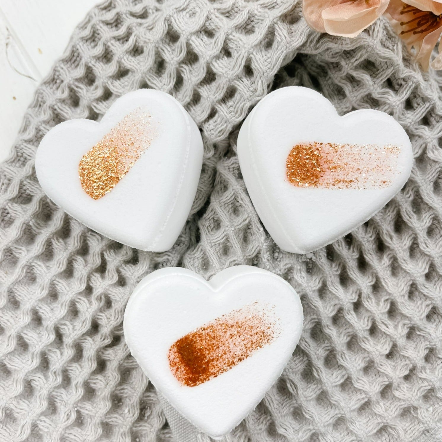 Heart Bath Bomb - Radiant Rose